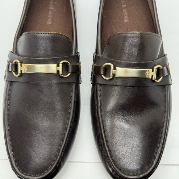 Cole Haan Men Provincetown Bit Loafer Driver Dark Brown Leather Size 13 M - Picture 6 of 13